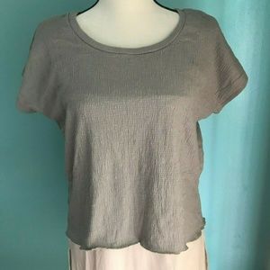 YAK N YETI Tunic Top Women'a, sz S Gray/Ivory